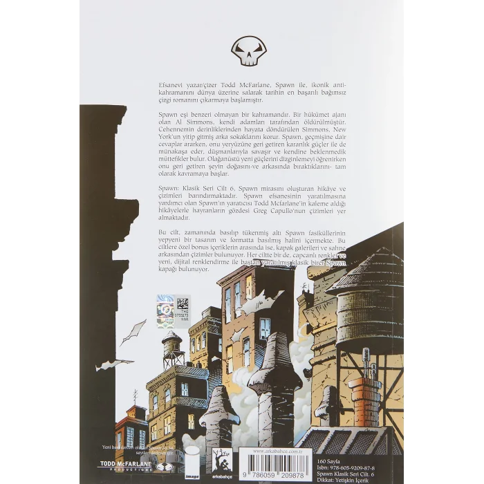 Spawn Cilt: 6 (Kapak değişebilir) [Paperback] [Mar 01, 2021] Todd McFarlane