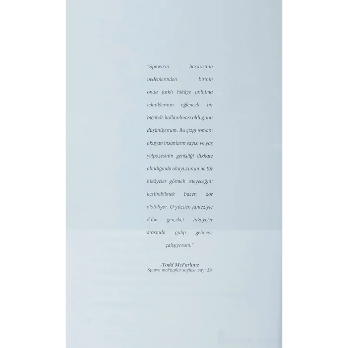 Spawn Cilt: 6 (Kapak değişebilir) [Paperback] [Mar 01, 2021] Todd McFarlane