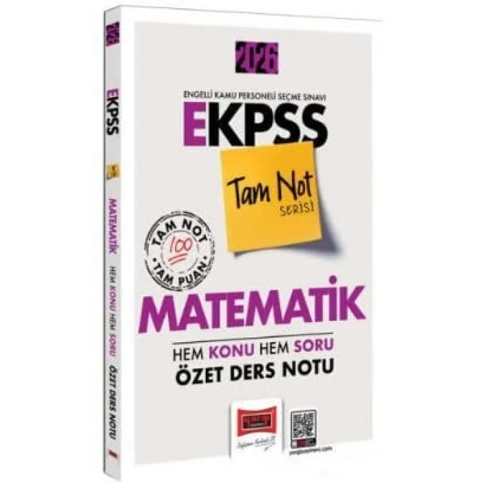 2026 E-KPSS Tam Not Serisi Matematik Hem Konu Hem Soru Özet Ders Notu [Unbound] [Nov 14, 2024] Kollektif