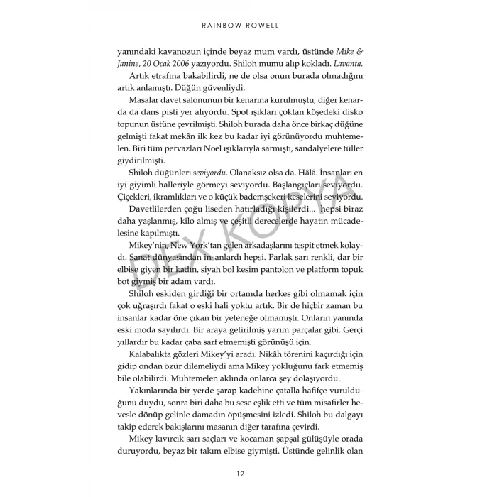 Aşkın Dansı [Paperback] [Oct 16, 2025] Rainbow Rowell