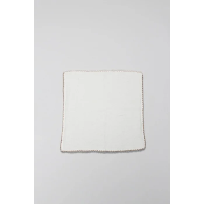 Organik 28x28 6Lı Havlu Mendil 90105 Ekru