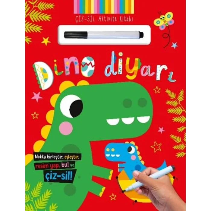 Çiz Sil - Dino Diyarı [Paperback] [Nov 07, 2024] Kolektif