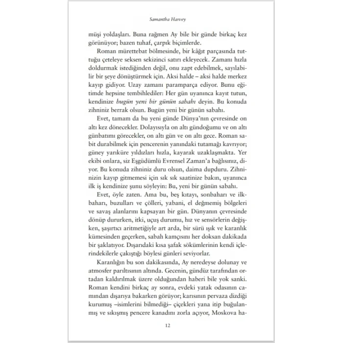 Yörüngede [Paperback] [Mar 11, 2025] Samantha Harvey and Püren Özgören