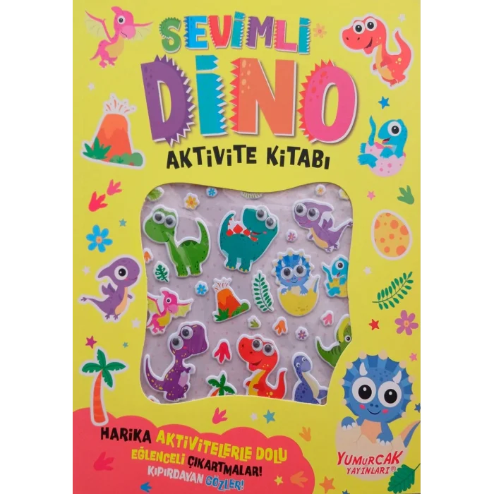 Sevimli Dino Aktivite Kitabı [Staple Bound] [Dec 30, 2024] Komisyon