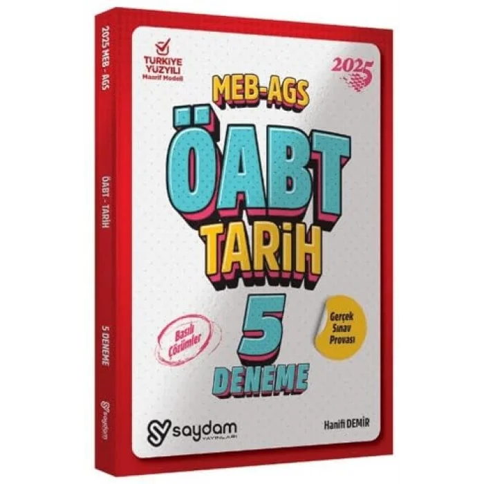 ÖABT Tarih 5li Deneme Basılı Çözümlü [Unbound] [Nov 14, 2024] Hanifi Demir
