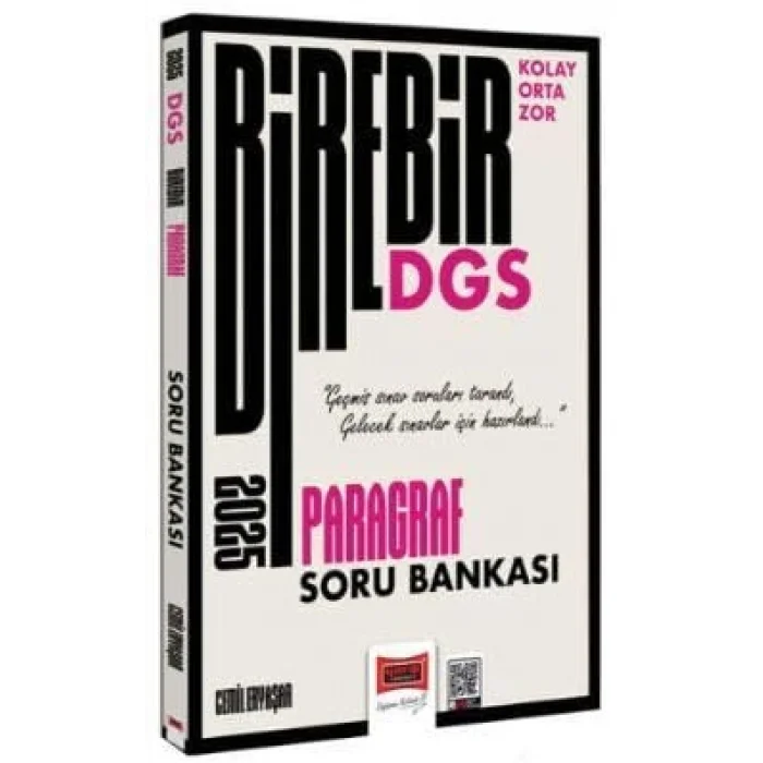 2025 DGS Birebir Serisi Kolay-Orta-Zor Paragraf Soru Bankası [Unbound] [Nov 14, 2024] Cemil Eryaşar