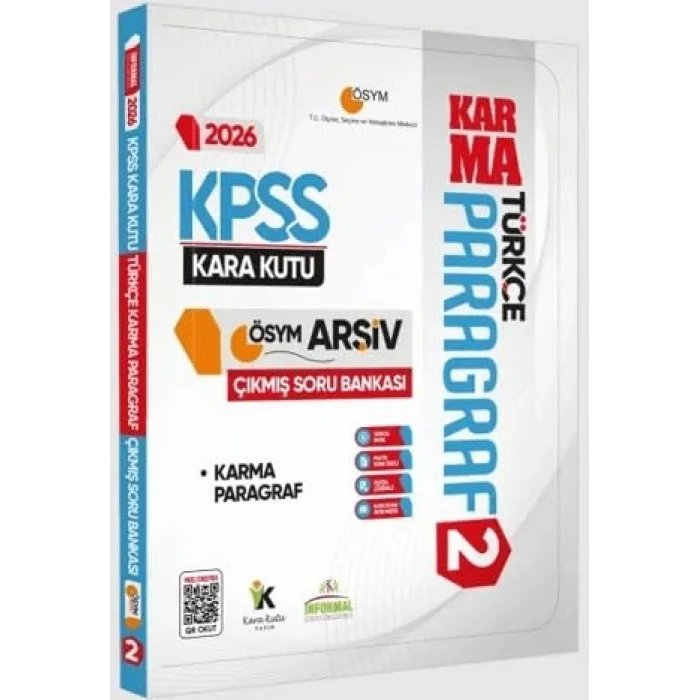 2026 KPSS Türkçenin Kara Kutusu PARAGRAF 2 KARMA ÖSYM Çıkmış Soru Bankası K.Özetli Dijital Çözümlü [Unbound] [Nov 14, 2024] Kolektif