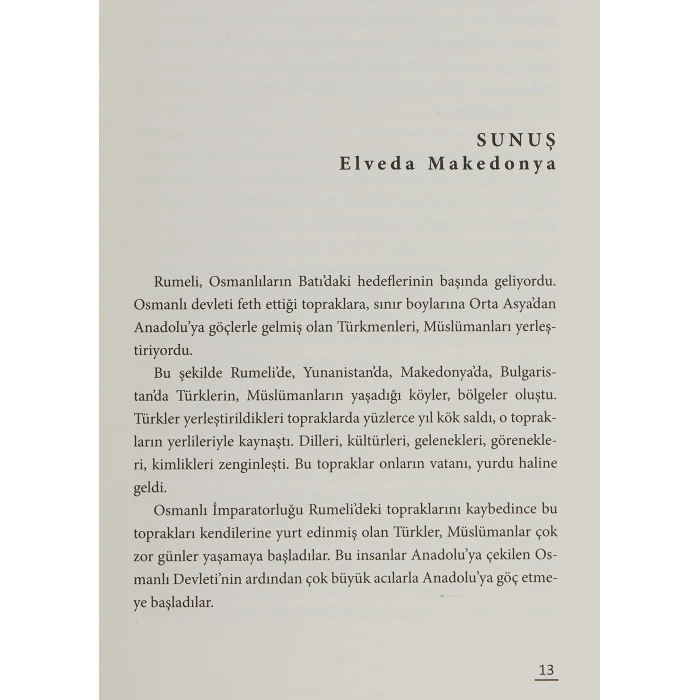Elveda Makedonya - Bir Göç Hikayesi [Paperback] [May 01, 2021] Semra Yeşil