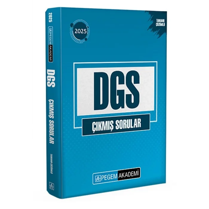 2025 DGS Çıkmış Sorular Tamamı Çözümlü [Paperback] [May 16, 2025] Kolektif