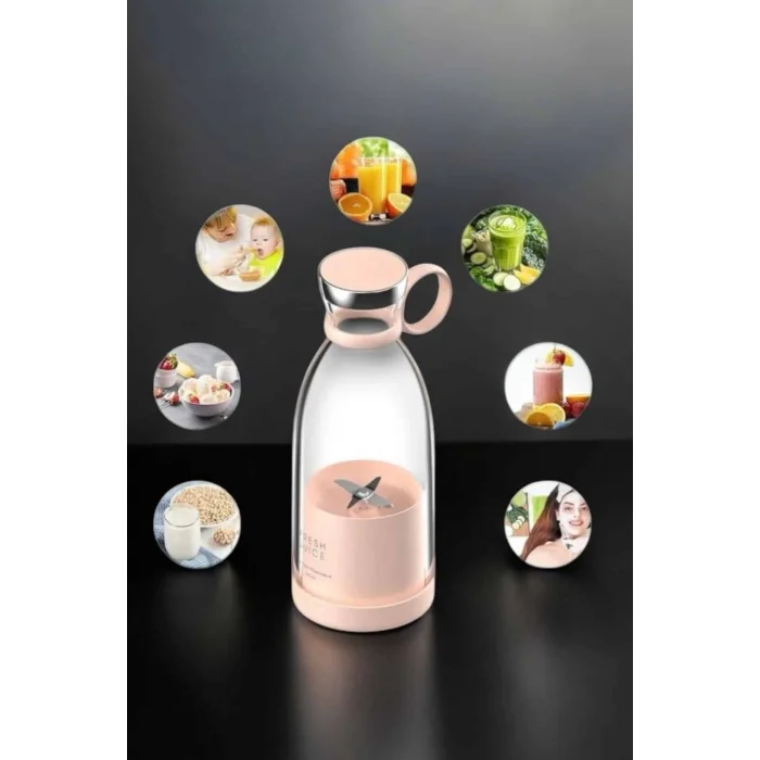 El Blender Taşınabilir Meyve Blender Şarj Edilebilir Taşınabilir Blender Elektrikli