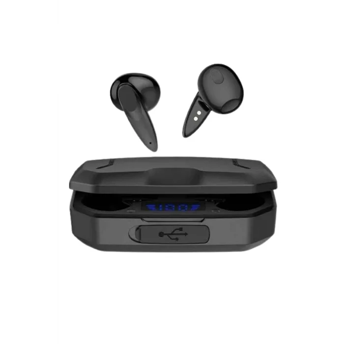 Rgb Işıklı Çift Mikrofonlu Siyah Profesyonel Oyuncu Kulaklığı Kablosuz Kulakiçi