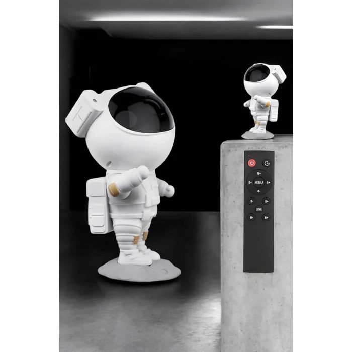 Çocuklara Özel Projeksiyon Astronot Lamba Speaker Sevimli