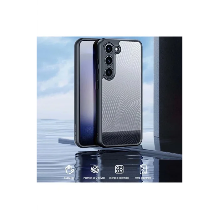 Dux Ducis SM Galaxy S23 Plus Aimo Series Premium Buzlu Sert PC-TPU Kılıf-(5775)