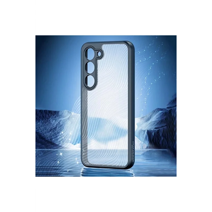 Dux Ducis SM Galaxy S23 Plus Aimo Series Premium Buzlu Sert PC-TPU Kılıf-(5775)