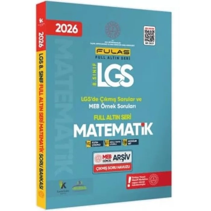 2026 8. S?n?f Full LGS Alt?n Seri Matematik MEB ??km?? Soru Bankas? Mod?ler Seti PDF/Video ??z?ml? [Unbound] [Nov 14, 2024] Kolektif