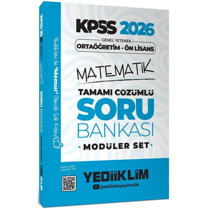 Yediiklim 2026 KPSS Orta??retim ?n Lisans Genel Yetenek Genel K?lt?r Tamam? ??z?ml? Mod?ler Soru Bankas? Seti [Unbound] [Jan 01, 2025] Kollektif