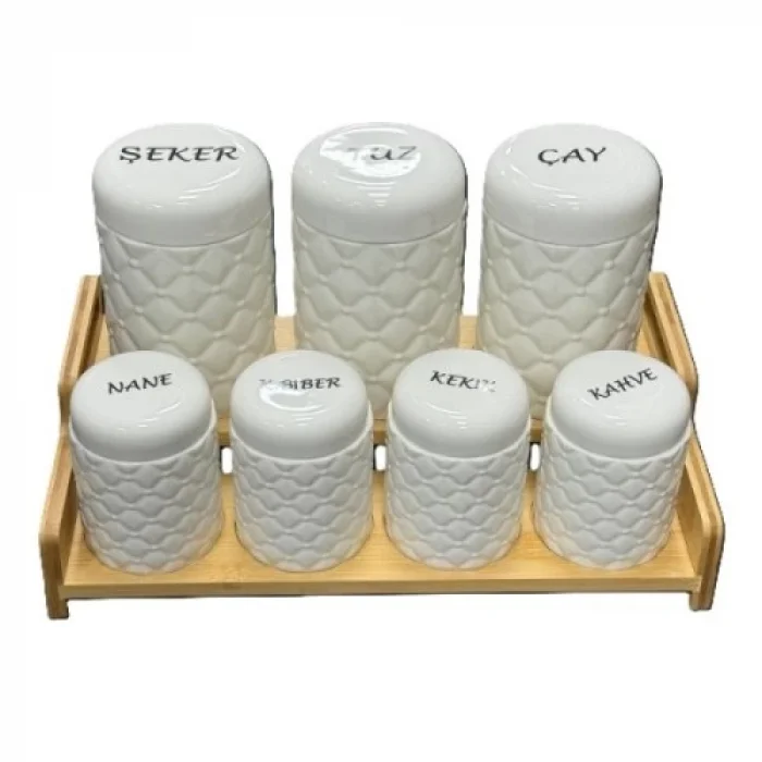 7li Standlı Baharat Seti