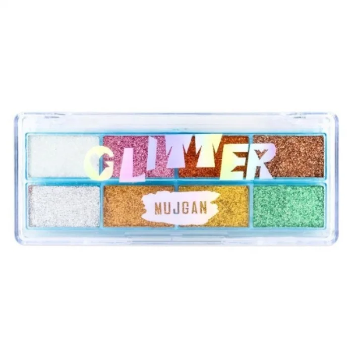 8 Renk Yaz Glitter Far Paleti - 2li Set
