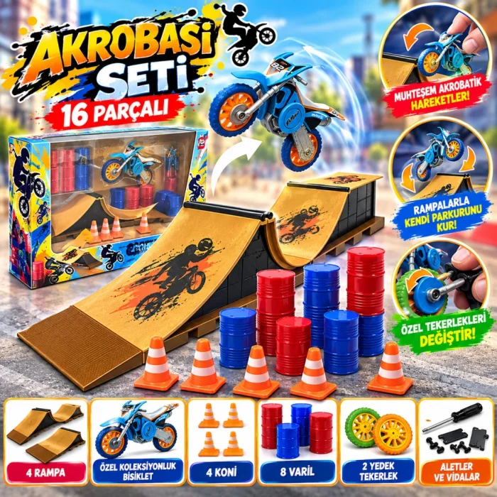 84180 OYUN SET STUNT PARK
