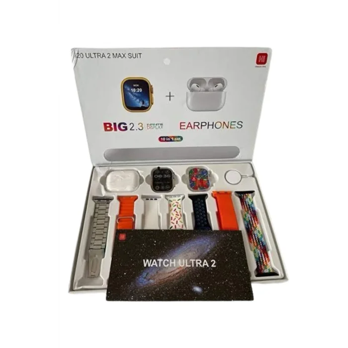 9 Ultra Akıllı Saat 49mm 2inç Ekran 7 Kordonlu ve Bluetooth Kulaklık