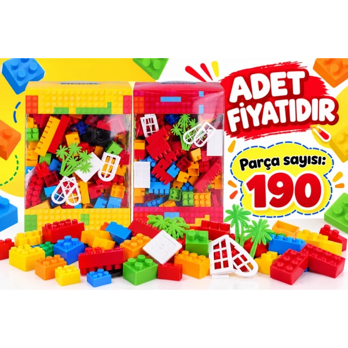 912 AGH RENKLİ KUTUDA 190 PARÇA