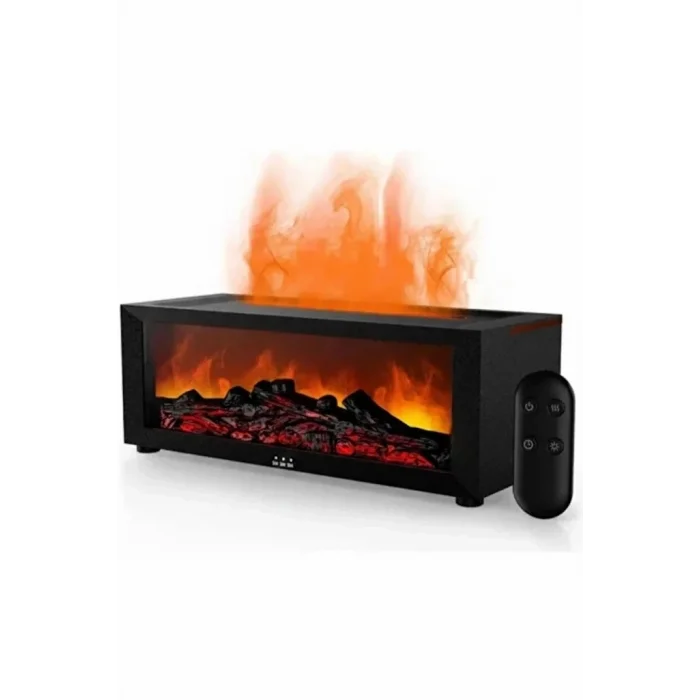 A4 Şömine Esintili Aromaterapi Difüzörü Ultrasonik Hava Nemlendici