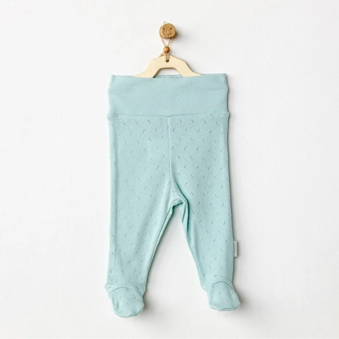 AC24706 Jacquard Patikli Bebek Pantolon Green