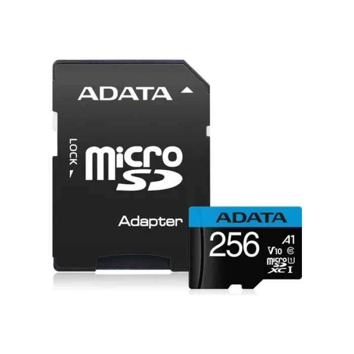 ADATA 256GB PREMIER MICROSDXC UHS-I CLASS10 V10 AUSDX256GUICL10A1-RA1