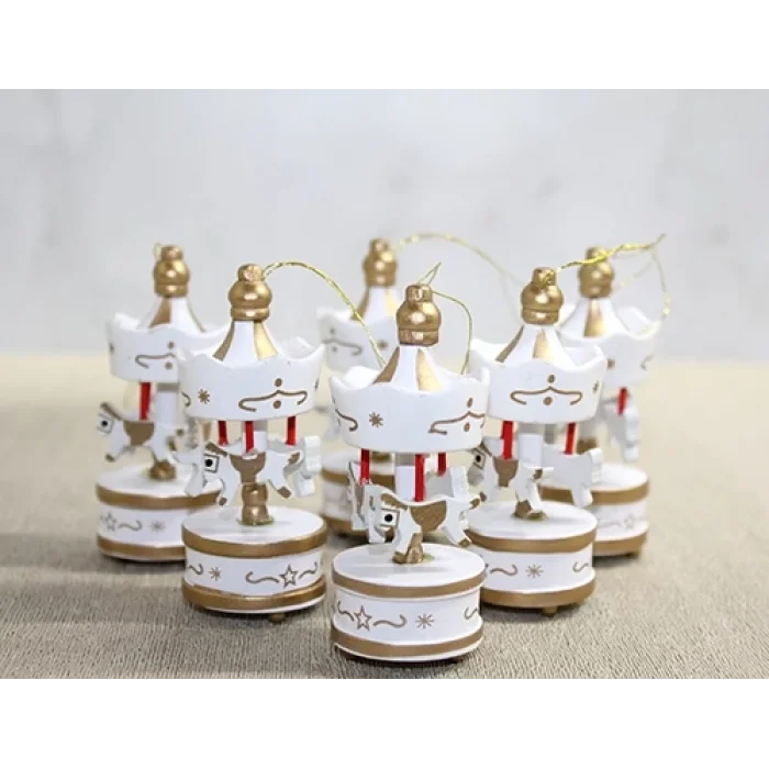 Ahşap 6lı Dekoratif Atlı Karınca Alk4393