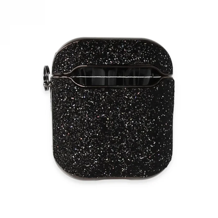 Airpods 2 (2.nesil) Spell Simli Kılıf - Siyah