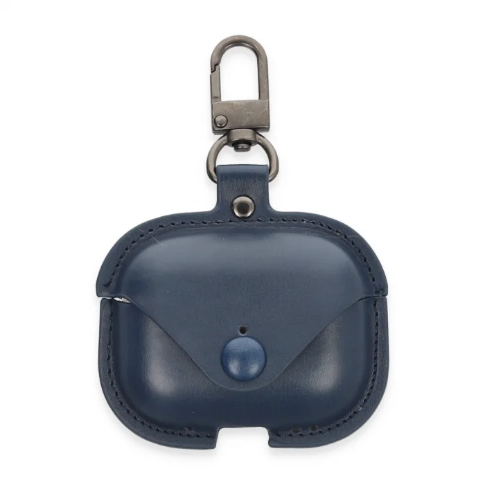 Airpods 3 (3.nesil) Çanta Deri Kılıf - Lacivert