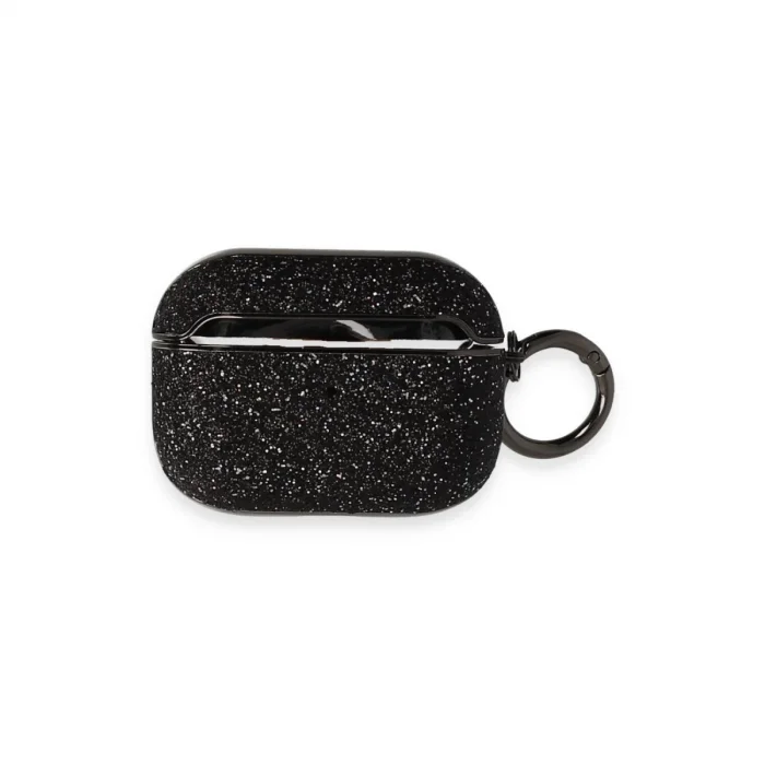 Airpods 3 (3.nesil) Spell Simli Kılıf - Siyah