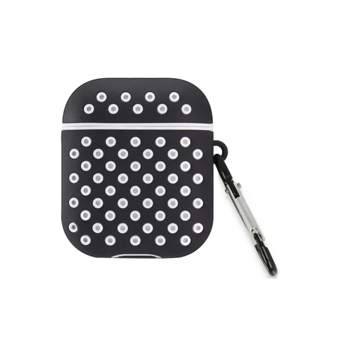 Airpods 3 (3.nesil) Spor Delikli Kılıf - Siyah-beyaz