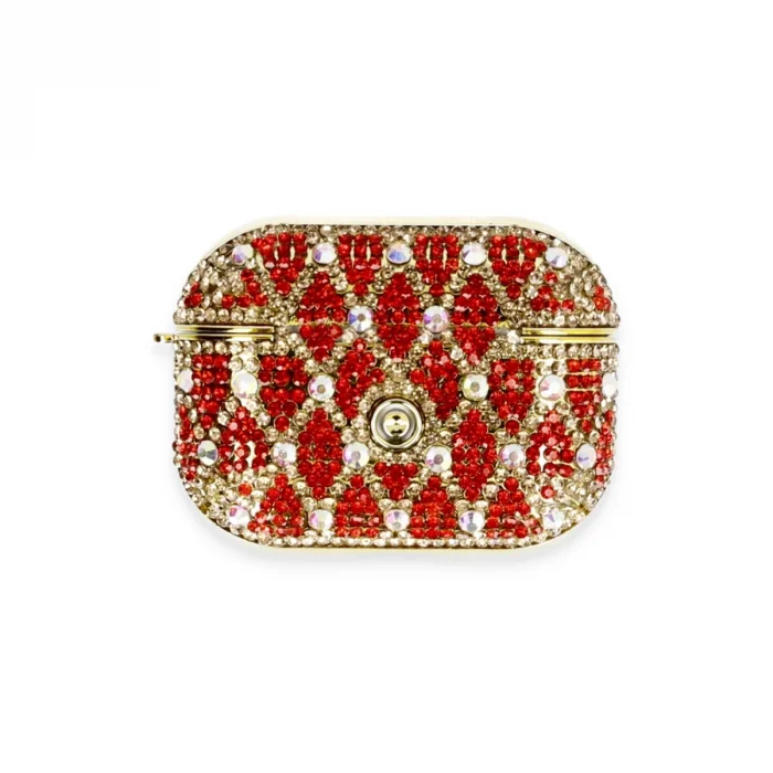 Airpods Pro 2 (2.nesil) Klor Taşlı Kılıf - Desen 1