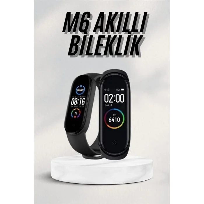 Akıllı Bileklik Android ve İOS Uyumlu Bildirim ve Çağrı Görme Spor Takibi