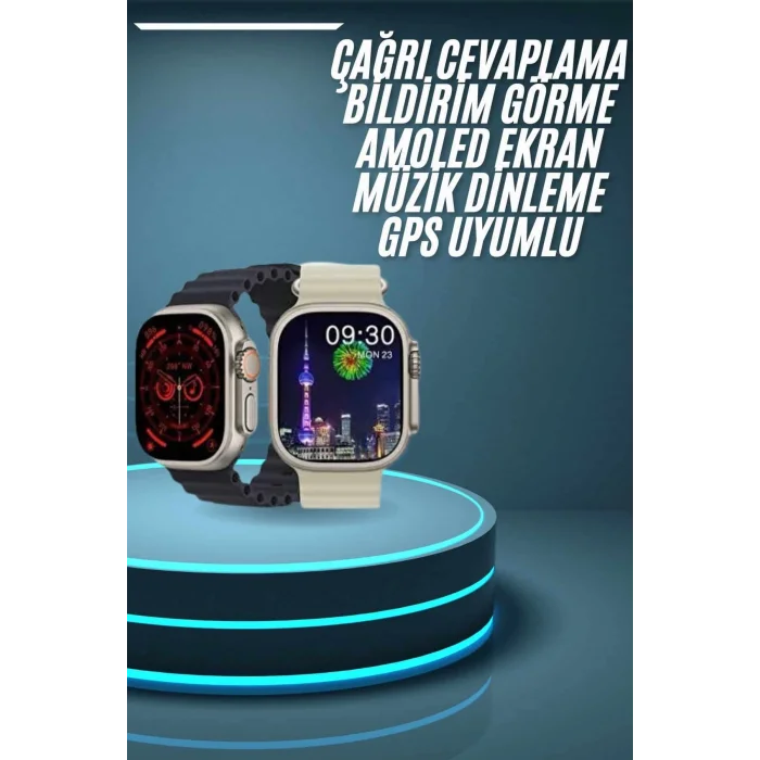 Akıllı Saat Çok Fonksiyonlu Uzun Pil Ömürlü Çağrı Cevaplayabilen Kol Saati