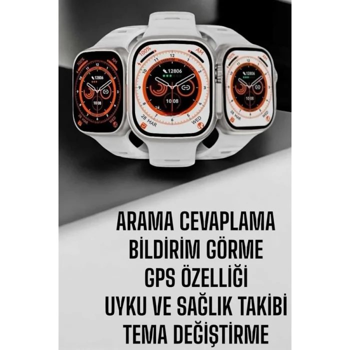 Akıllı Saat Nabız Ölçebilen Yeni Nesil GPS ve Adımsayar Özelliği