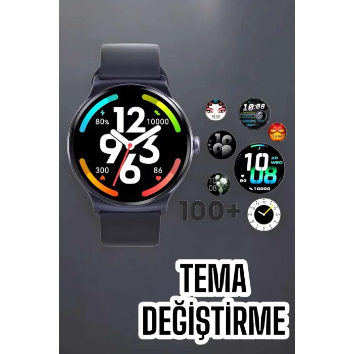 Akıllı Saat Sesli Görüşme Bluetooth Bağlantılı 3 Kordonlu