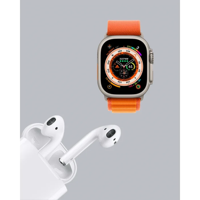 Akıllı Saat ve Kablosuz Kulaklık iOS Android Uyumlu Teknoloji Seti