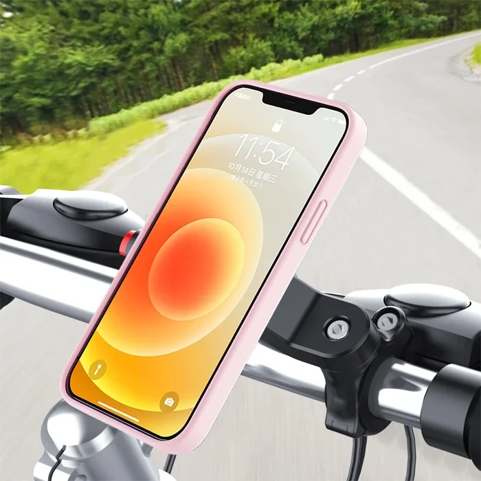 Ally 146A 360 Derece Dönebilen Bisiklet Gidonu Telefon Tutucu Stand-(5775)