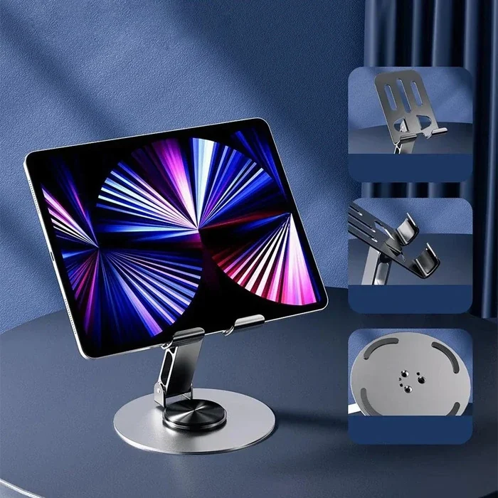 Ally 720 Derece Ayarlanabilir Alüminyum Telefon-Tablet Standı-(5775)