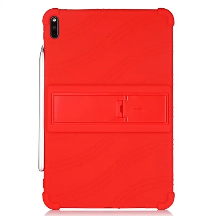 ALLY Huawei MatePad Pro 10.8 İnç Standlı Silikon Kılıf-(5775)
