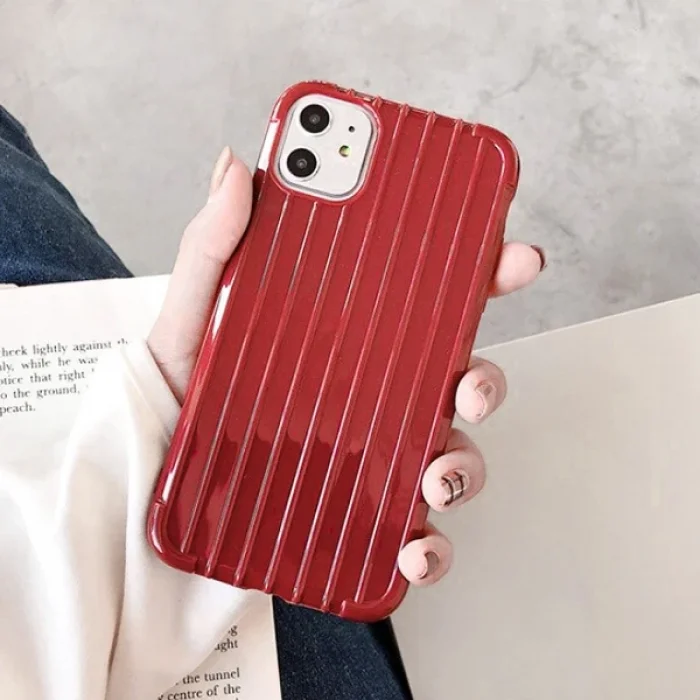 Ally İPhone 11 6.1 İnch Trunk Lines ince Soft Silikon Kılıf-(5775)