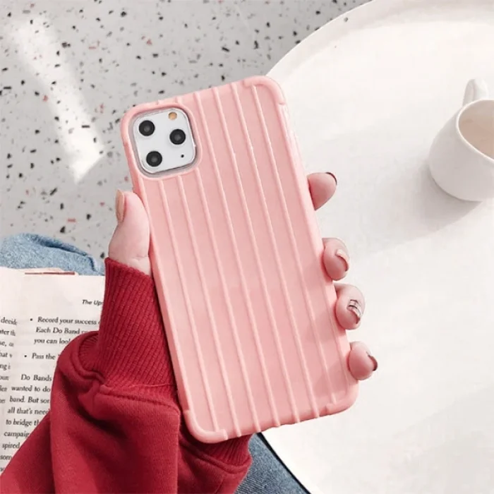 Ally İphone 11 Pro 5.8  İnch Trunk Lines ince Soft Silikon Kılıf-(5775)