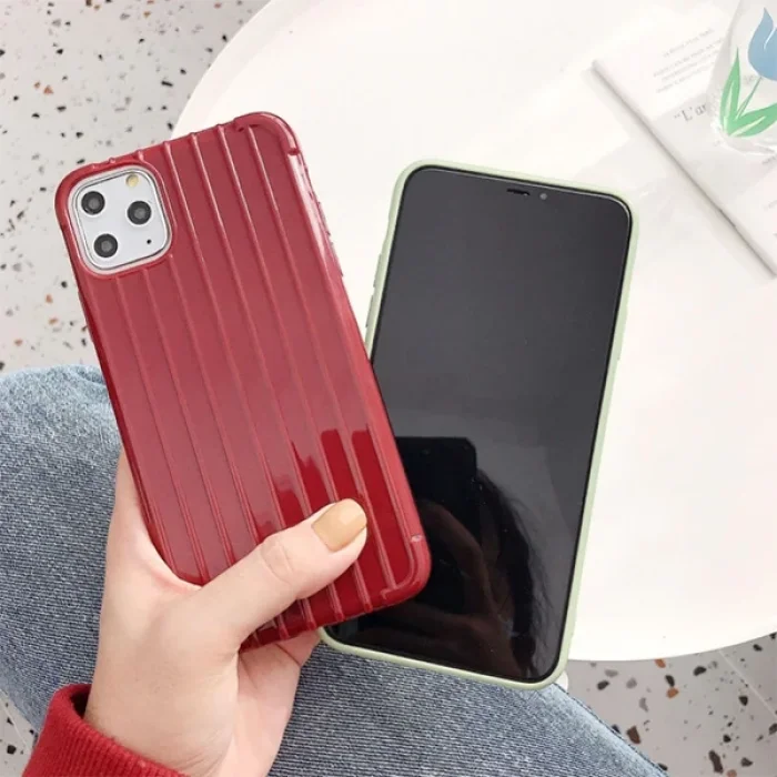 Ally İphone 11 Pro 5.8  İnch Trunk Lines ince Soft Silikon Kılıf-(5775)