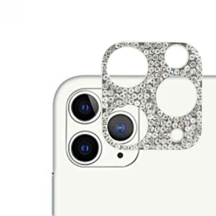 ALLY İPhone 11 Pro Kamera Koruyucu Lens Diamond Taş İşlemeli-(5775)