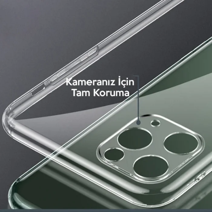 Ally İPhone 11 Pro Max 6.5 İnch Kamera Korumalı Silikon Kılıf-(5775)