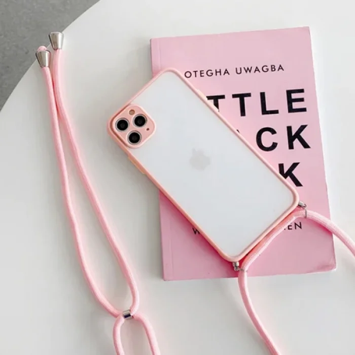 ALLY iPhone 11 Pro Max 6.7 Askılı Koruyucu Silikon Kılıf-(5775)