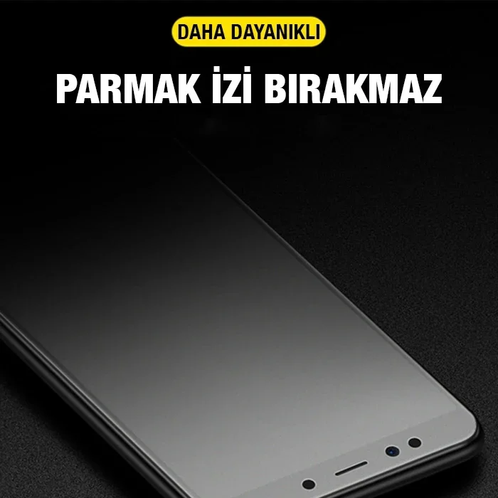 ALLY iPhone 12 -12 Pro 6.1inç Full Glue Matte Tempered Cam  Ekran Koruyucu-(5775)