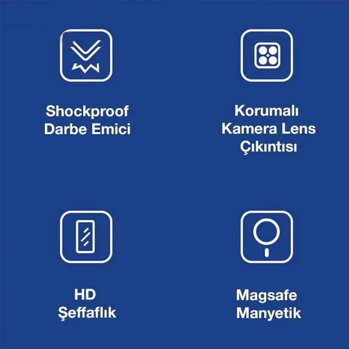 ALLY iPhone 13 Pro Max Magsafe Uyumlu Manyetik Kılıf Silikon Kılıf-(5775)